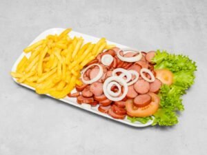 Calabrese Sausage & Onions Platter